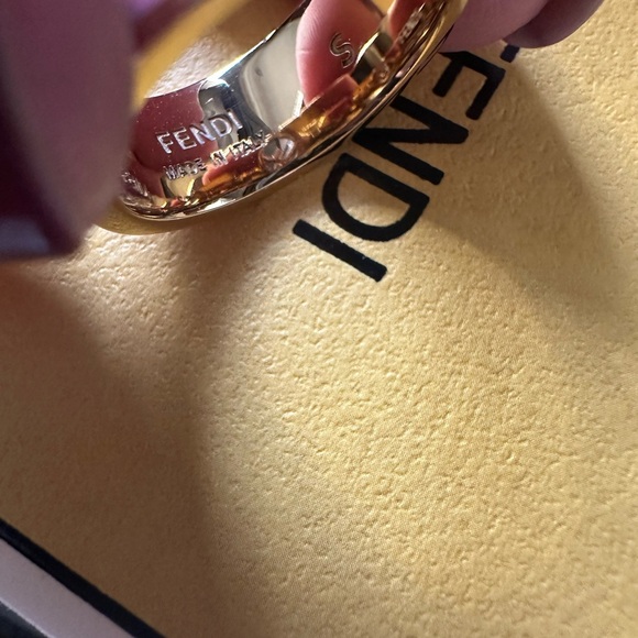 Fendi Fendita Gold Plated Ring - Picture 4 of 6